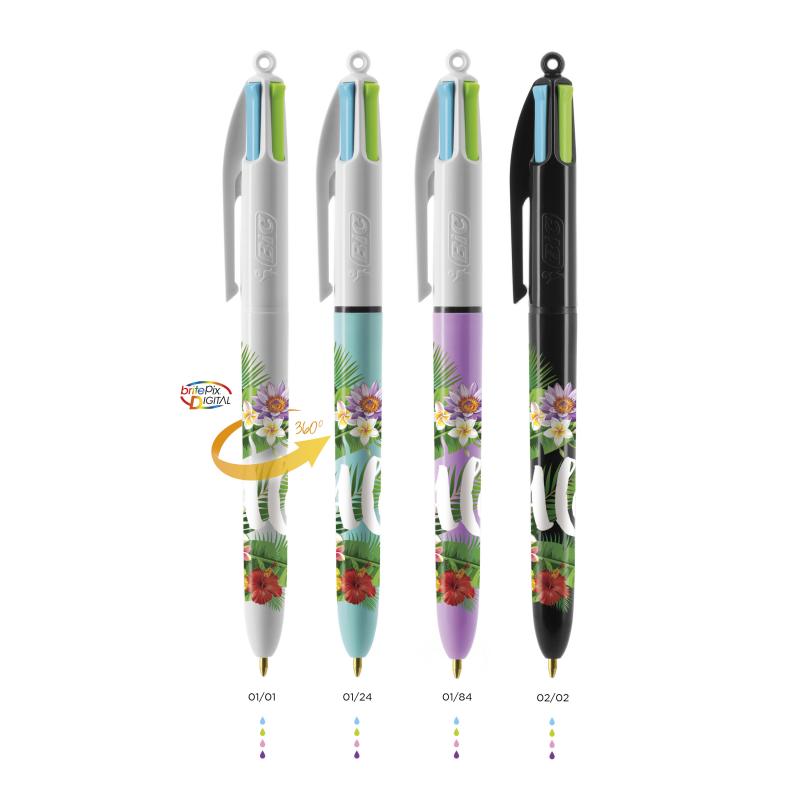 Image of BIC® 4 Colours Fashion ballpen + Lanyard Digital